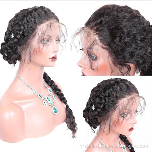 Wholesale Deep Wave Full Lace Wigs Human Hair Lace Front Peruvian Virgin Hair 13x4 Lace Front Wigs for Black Women